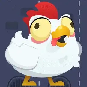 Chicken Road online game logo by InOut on instantanecasino.fr