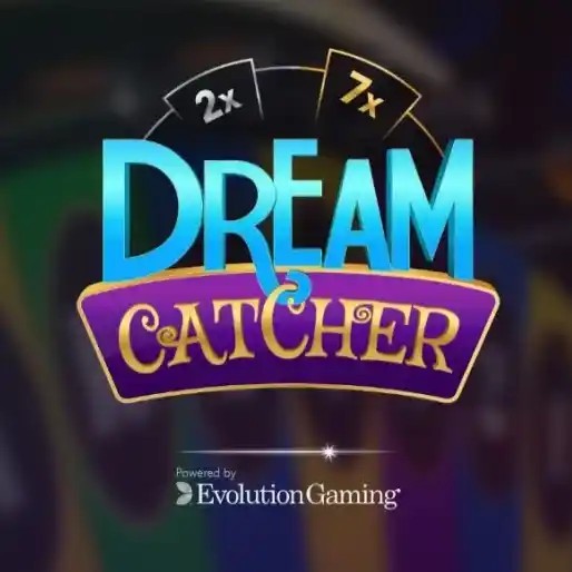 Official Live Dealer logo: Dream Catcher by Evolution at Instant Casino