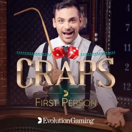Official Table Games logo: First Person Craps by Evolution at Instant Casino