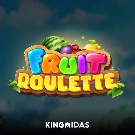 Fruit Roulette slot logo by King Midas at Instant Casino