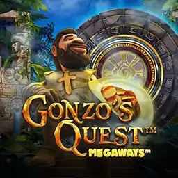 Gonzo’s Quest Megaways slot logo by Red Tiger Gaming at Instant Casino