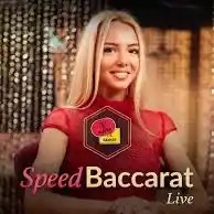 Live Dealer logo of Speed Baccarat A from Evolution at Instant Casino